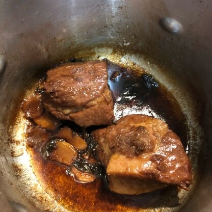 柔らかく美味しくできました。
圧力鍋で豚肉を使うと固くなってしまうことが多かったのですが、このレシピではジューシーに出来ました。
また作ります！